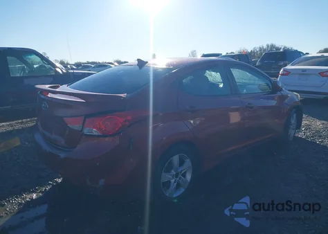 2013 Hyundai Elantra Gls from USA, damaged, VIN 5NPDH4AE1DH406339